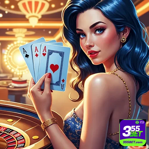 Imagem promocional do 355bet, site de cassino online, com destaque para jogos diversos e bônus especiais.